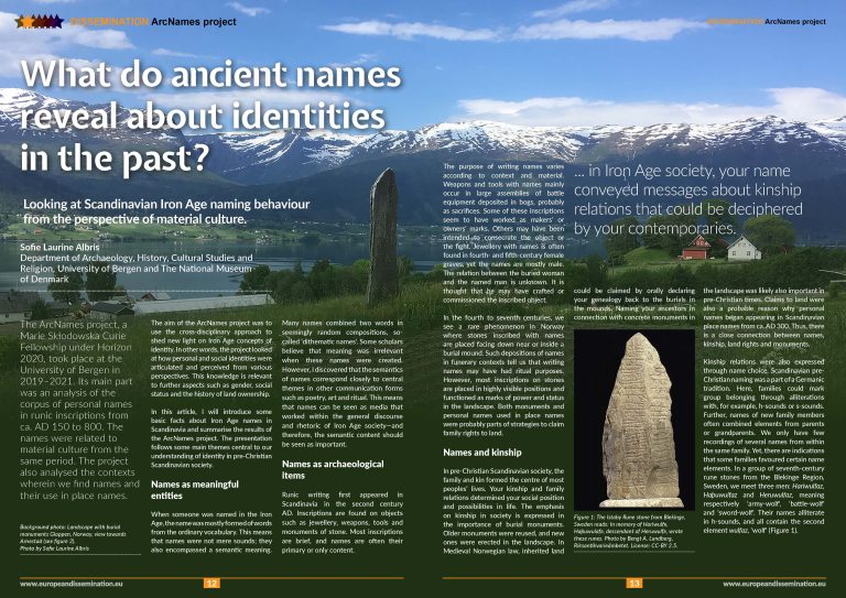 What do ancient names reveal about identities in the past?