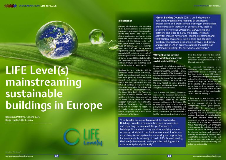 LIFE Level(s) mainstreaming sustainable buildings in Europe