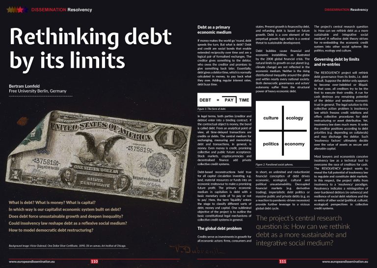 Rethinking debt by its limits