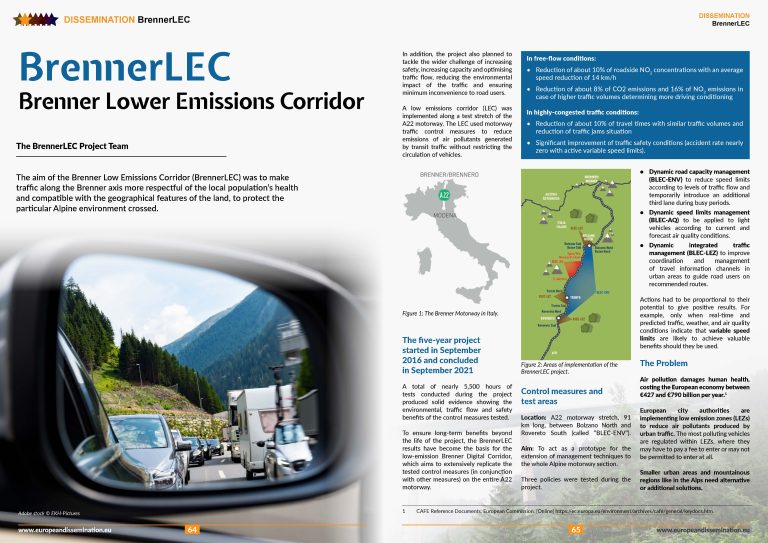 BrennerLEC - Brenner Lower Emissions Corridor