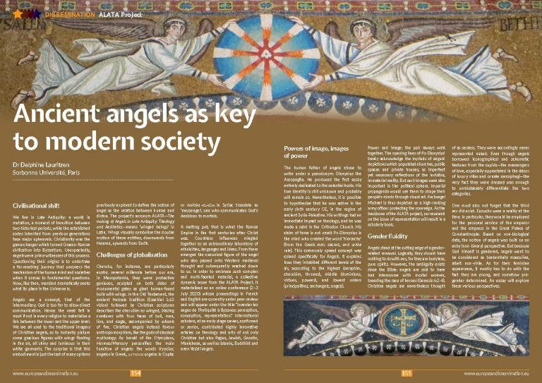 Ancient angels as key to modern society