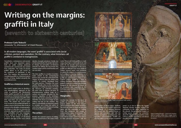 Writing on the margins: graffiti in Italy (seventh to sixteenth centuries)