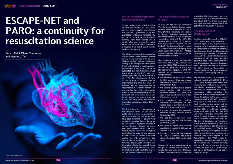 ESCAPE-NET and PARQ: a continuity for resuscitation science