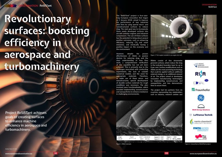Revolutionary surfaces: boosting efficiency in aerospace and turbomachinery