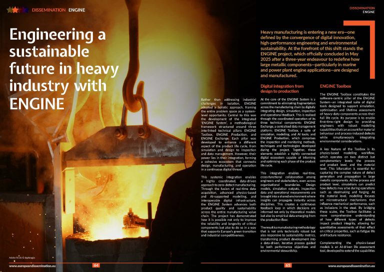 Engineering a sustainable future in heavy industry with ENGINE