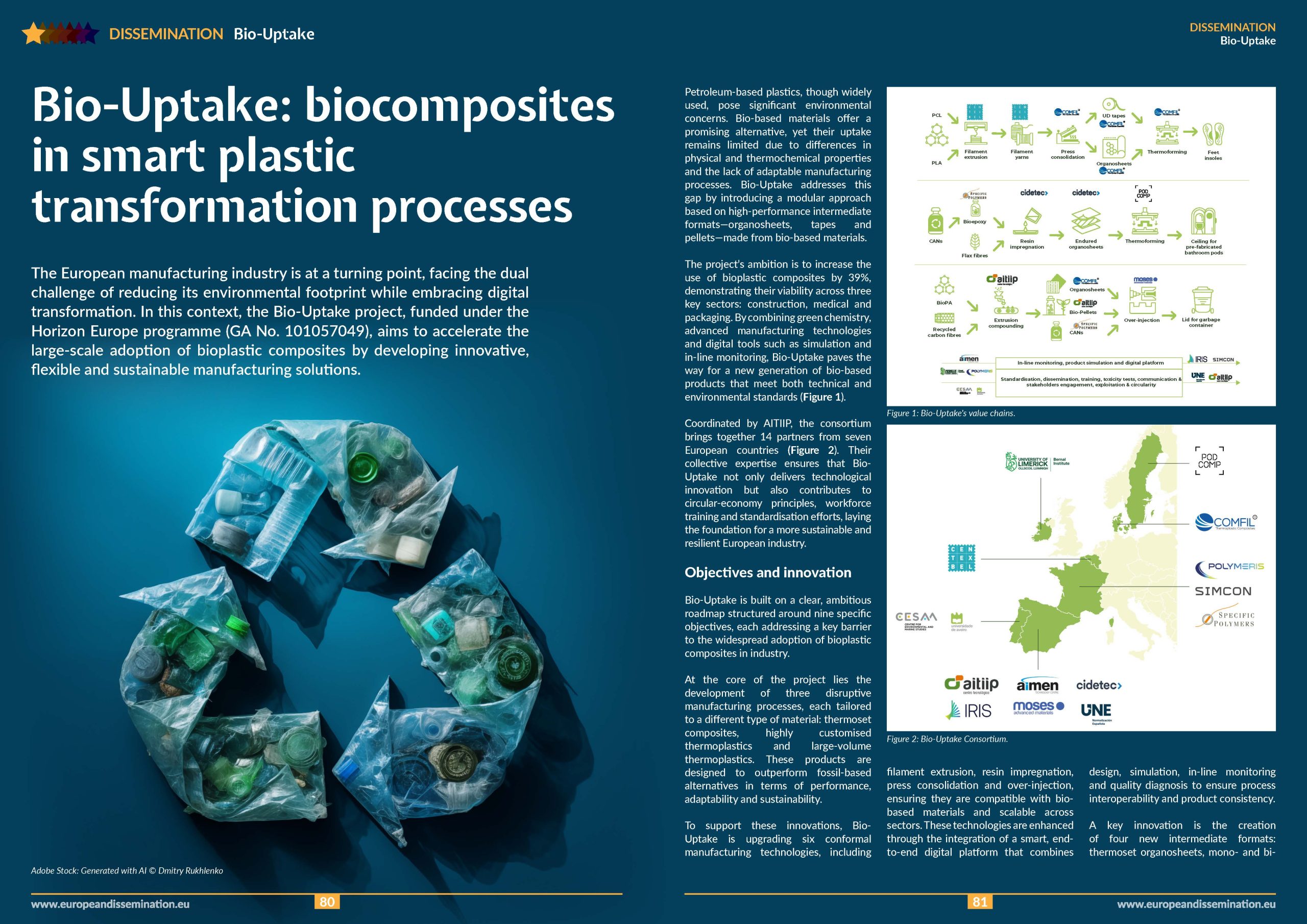Bio-Uptake: biocomposites in smart plastic transformation processes » EDMA