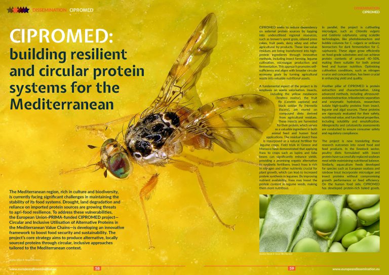 CIPROMED: building resilient and circular protein systems for the Mediterranean