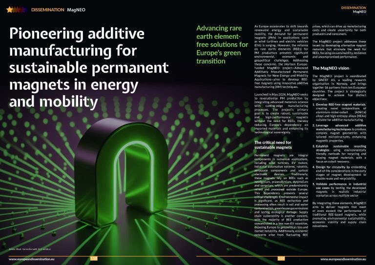 Pioneering additive manufacturing for sustainable permanent magnets in energy and mobility