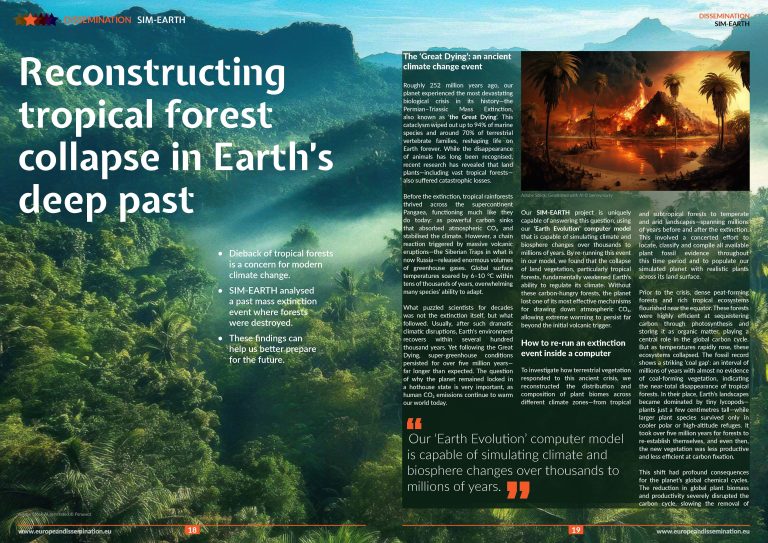 Reconstructing tropical forest collapse in Earth’s deep past