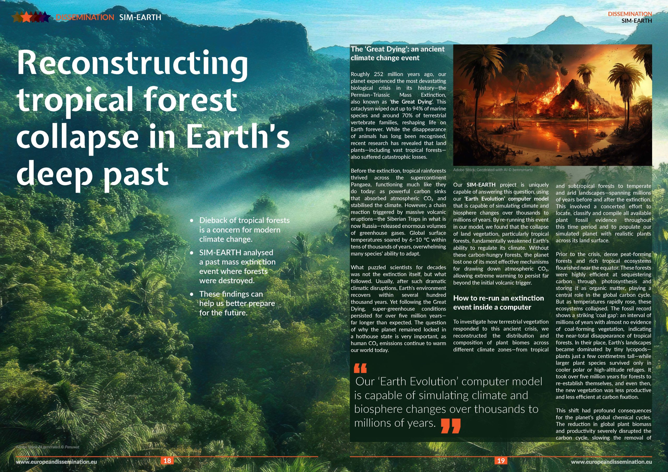 Forest Collapse Reconstructing tropical forest collapse in Earth’s deep past » EDMA