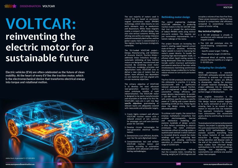 VOLTCAR: reinventing the electric motor for a sustainable future