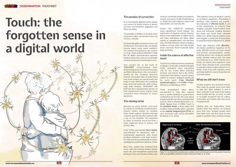 Touch: the forgotten sense in a digital world