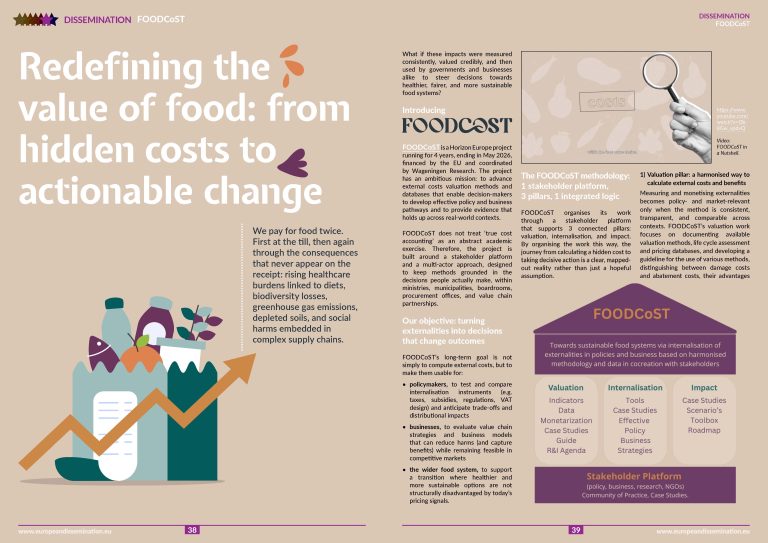 Redefining the value of food: from hidden costs to actionable change