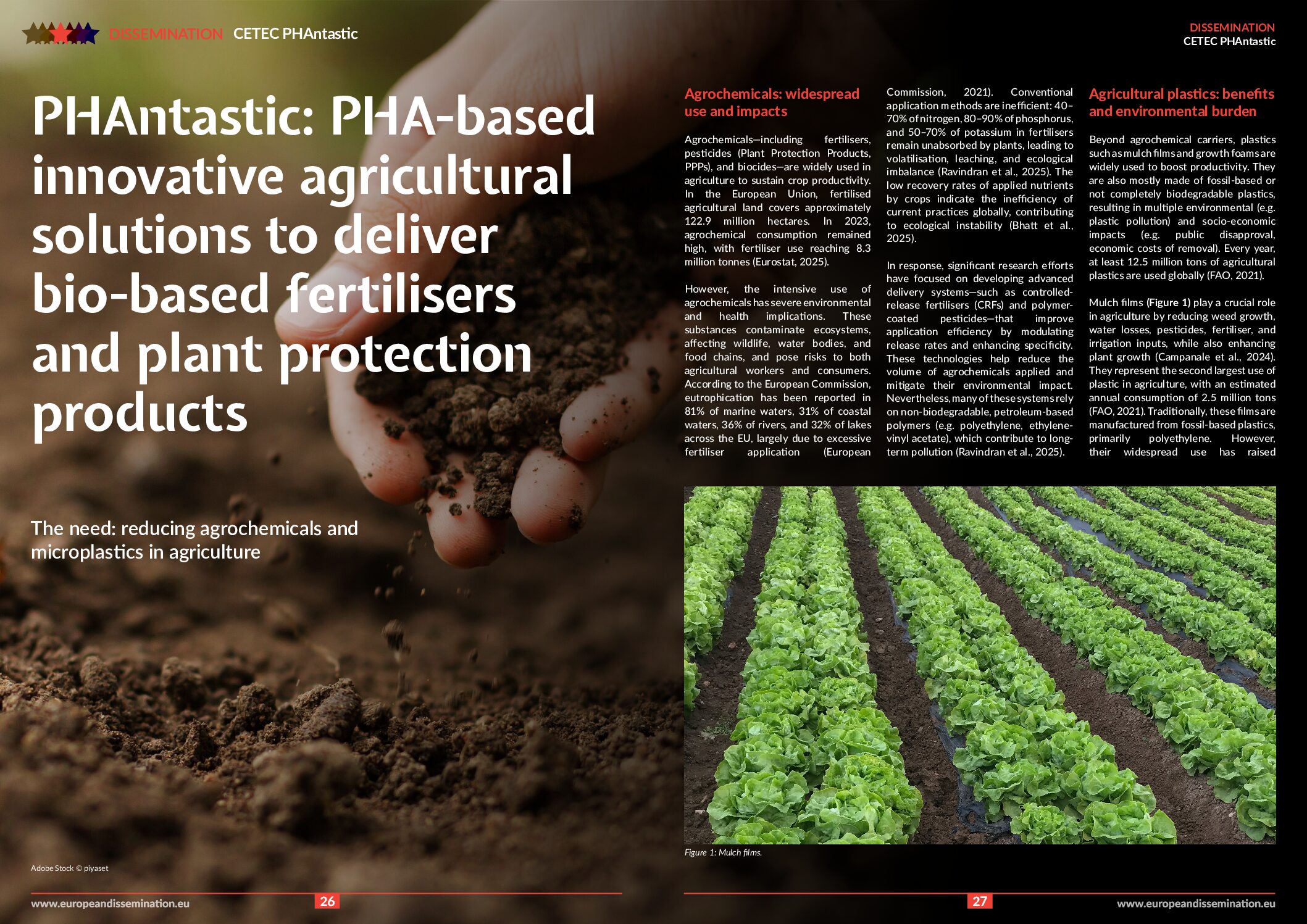 PHAntastic: PHA-based innovative agricultural solutions to deliver bio-based fertilisers and plant protection products