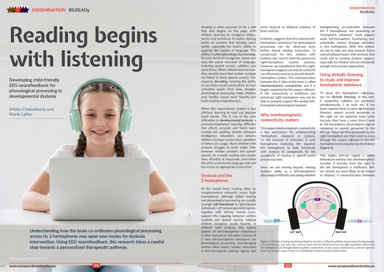 Reading begins with listening